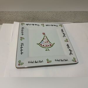 St. Nicholas Square Dinner/Decorative Plate 'Tis the season G18